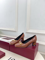 GG 26s Signora Pump 5.5cm Brown Leather 640313