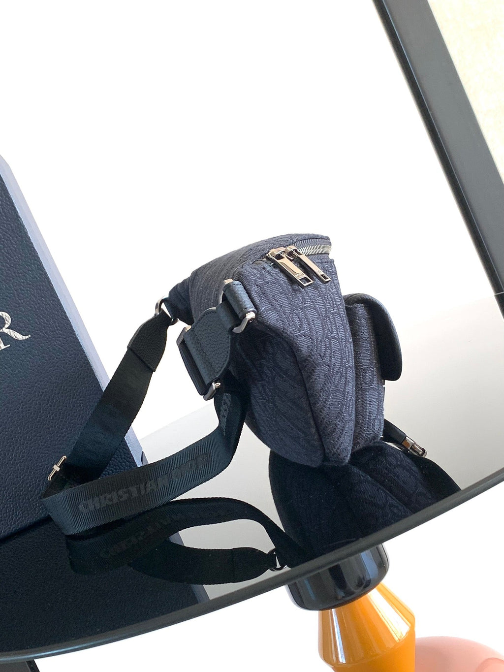 Dior 8 Waist Bag Black Frabic 336248