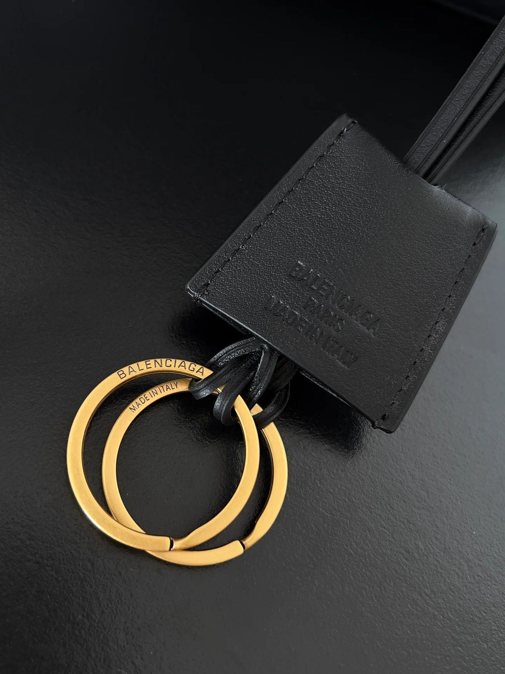 Balenciaga Medium Rodeo Bag 35 Black Calfskin Gold Hardware