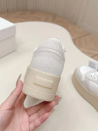 PRA 2026S Platform Sneakers 50 White Cowhide 663497