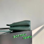 Bottega Veneta 2026 Andiamo Bag Dark Green Ostrich Leather