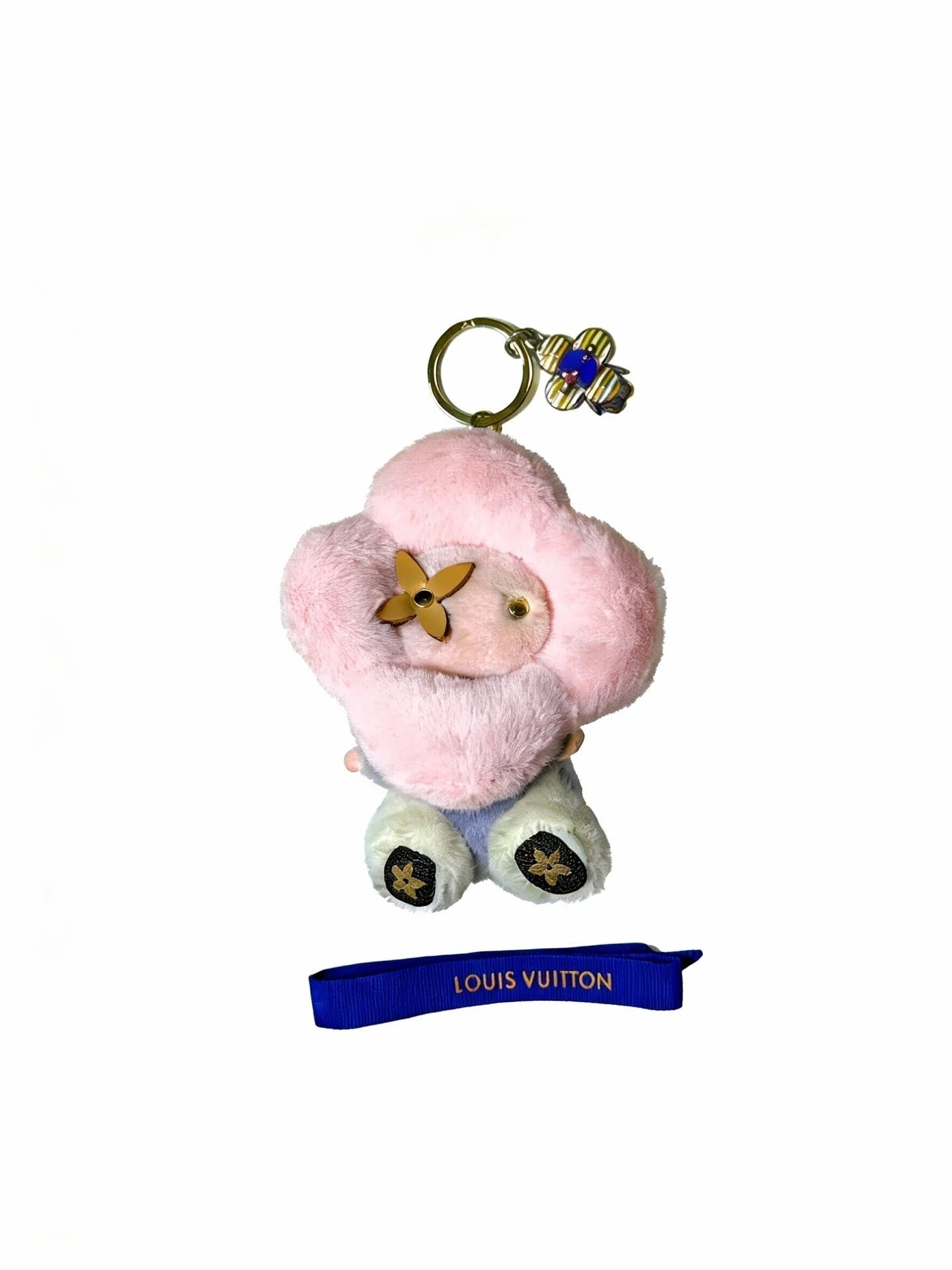 LV Vivienne Brown and Pink Charm