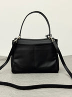 Balenciaga Small Rodeo Bag 29 Black Calfskin Sliver Hardware