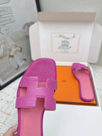 HM 26ss Oran Sandals Purple Cowhide 625044