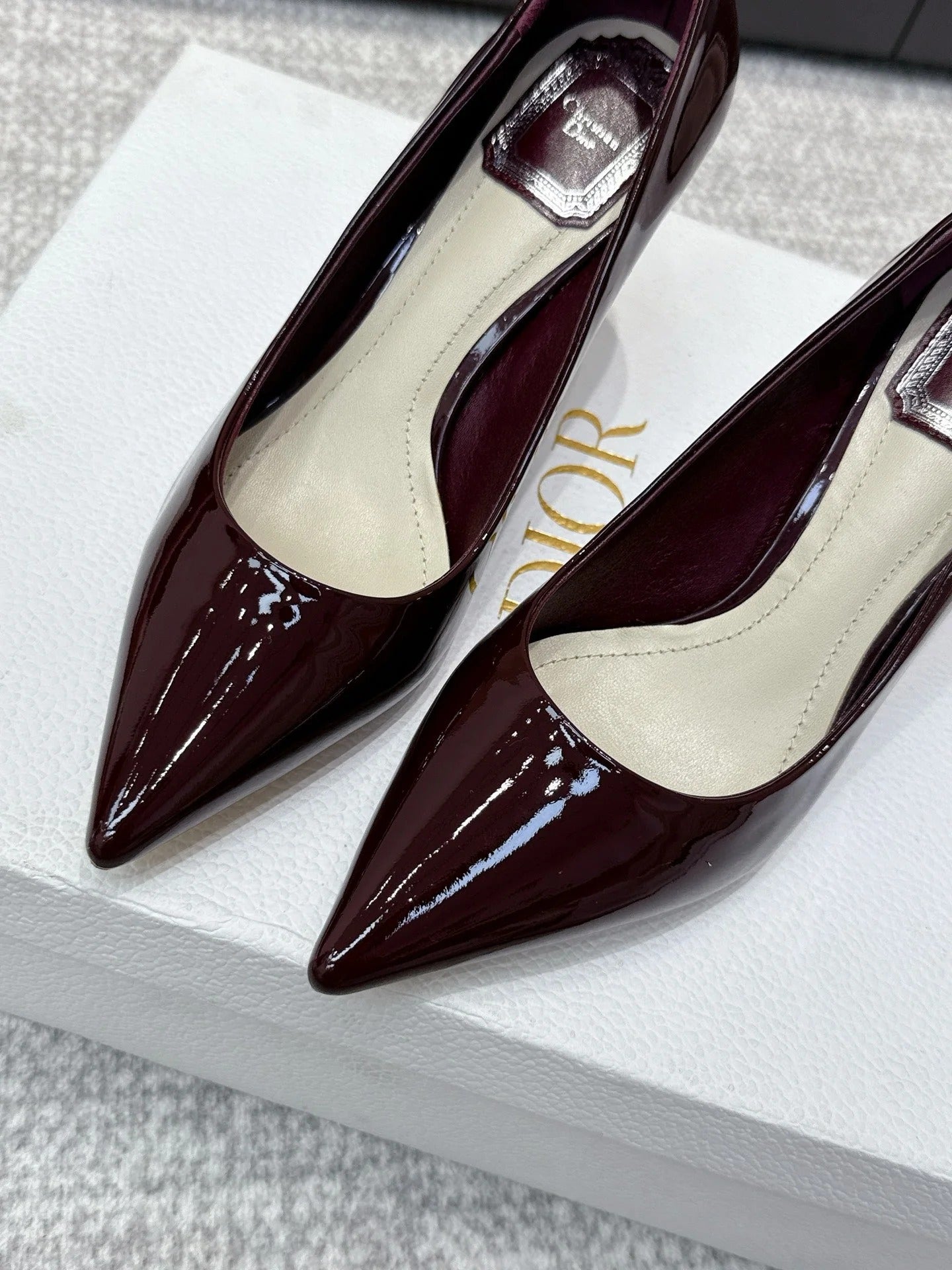 CD 26s High Heels Pump 85 Black Patent Leather 661472