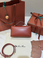 LP Extra Bag 23cm Deep Kummel Calfskin