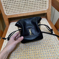 YSL Jamie Mini Crossbody Bag 16 Black Lambskin Gold Hardware
