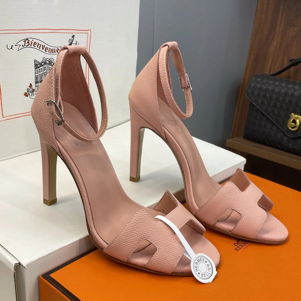 HM 26ss High Heel Sandals 105 Light Pink Cowhide 607130