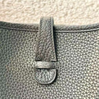Hermes Mini Evelyne 23cm Black Togo Leather