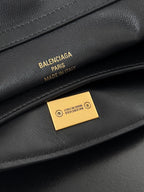 Balenciaga 2026 Rodeo Bag 22 Black Calfskin Gold Hardware 351339