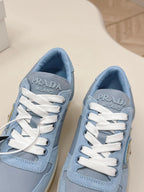 PRA 2026S Platform Sneakers 50 Blue Suede Cowhide 663496
