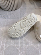 CD 26s Platform Sandals 65 White Lambskin 644288