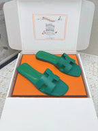 HM 26ss Oran Sandals Dark Green Cowhide 625049