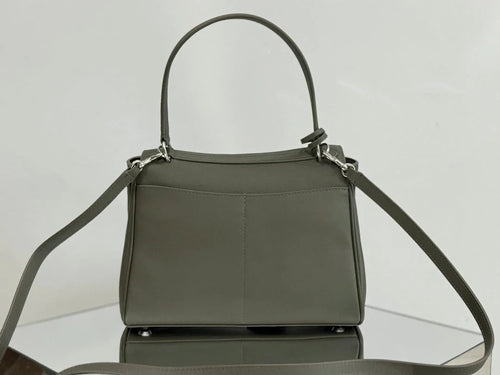 Balenciaga Small Rodeo Bag 29 Olive Green Calfskin Sliver Hardware