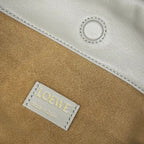 Loewe 2026 Flamenco Purse Goodie Bag 30cm Ivory Soft Nappa Sheep Leather