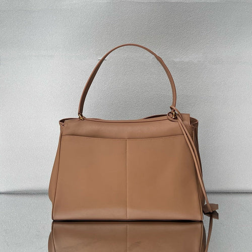 Balenciaga Large Bag 40 Rich Brown Calfskin Gold Hardware