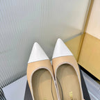 CC 2026 Ballet Flats Beige White Sheepskin 668125