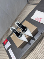CL 26SS Slingback 100 White Patent Leather 613985