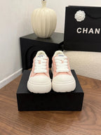 CC 26s Casual Sneaker Baby Pink White Canvas Leather 183593