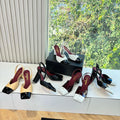 CC SS26 Slingback 9cm Patent Leather