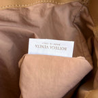 BV 2025 Dustbag Clutch Bag Pale Brown Calfskin