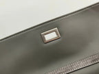 Balenciaga Medium Bag 35 Gray Suede Sliver Hardware
