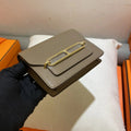 HM RoulisSlim Wallet 12.7 Taupe Calfskin Ghw