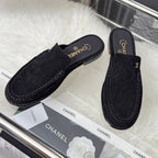 CC 26 Mule Black Suede Calfskin 3608718