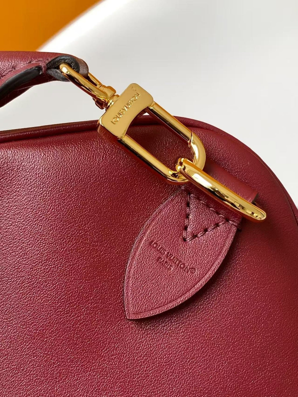 LV Speedy Soft 30 Bag Plum Pink Calfskin