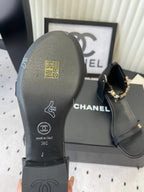 CC 26s Sandals 35 Black Sheepskin 650102
