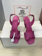 HM 26ss High Heel Sandals 105 Purple Cowhide 607112