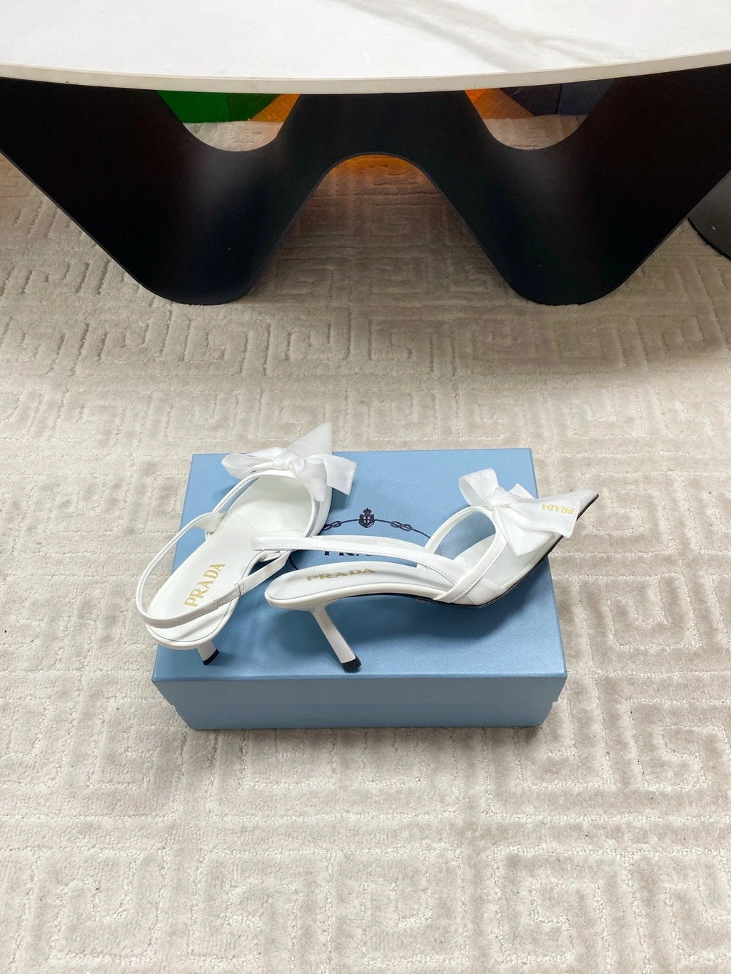 PRA 2026S Slingback 70 White Sheepskin 663435