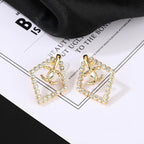 CC Mini Gorgeous Gold Diamond Earring