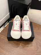 CC 26s Casual Sneaker Pink White Canvas Leather 183595