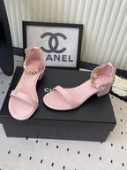 CC 26s Sandals 35 Light Pink Sheepskin 650104