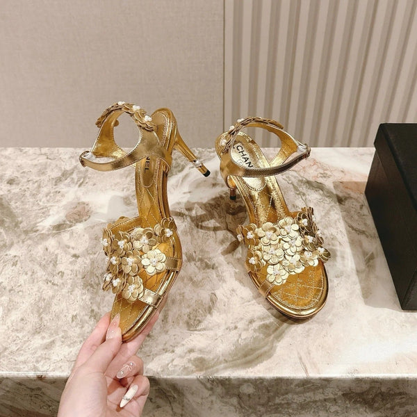 CC 26s Floral Sandals 75 Sheepskin 658464