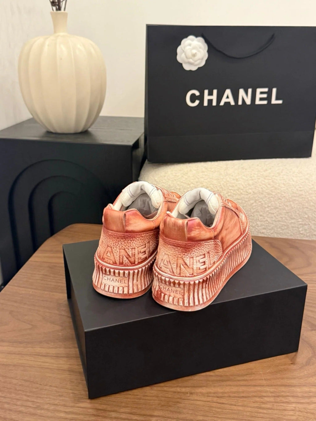 CC 26s Casual Sneaker Coral Orange Leather 183616