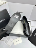 CC 26s Double C Loafers Black Calfskin 645307