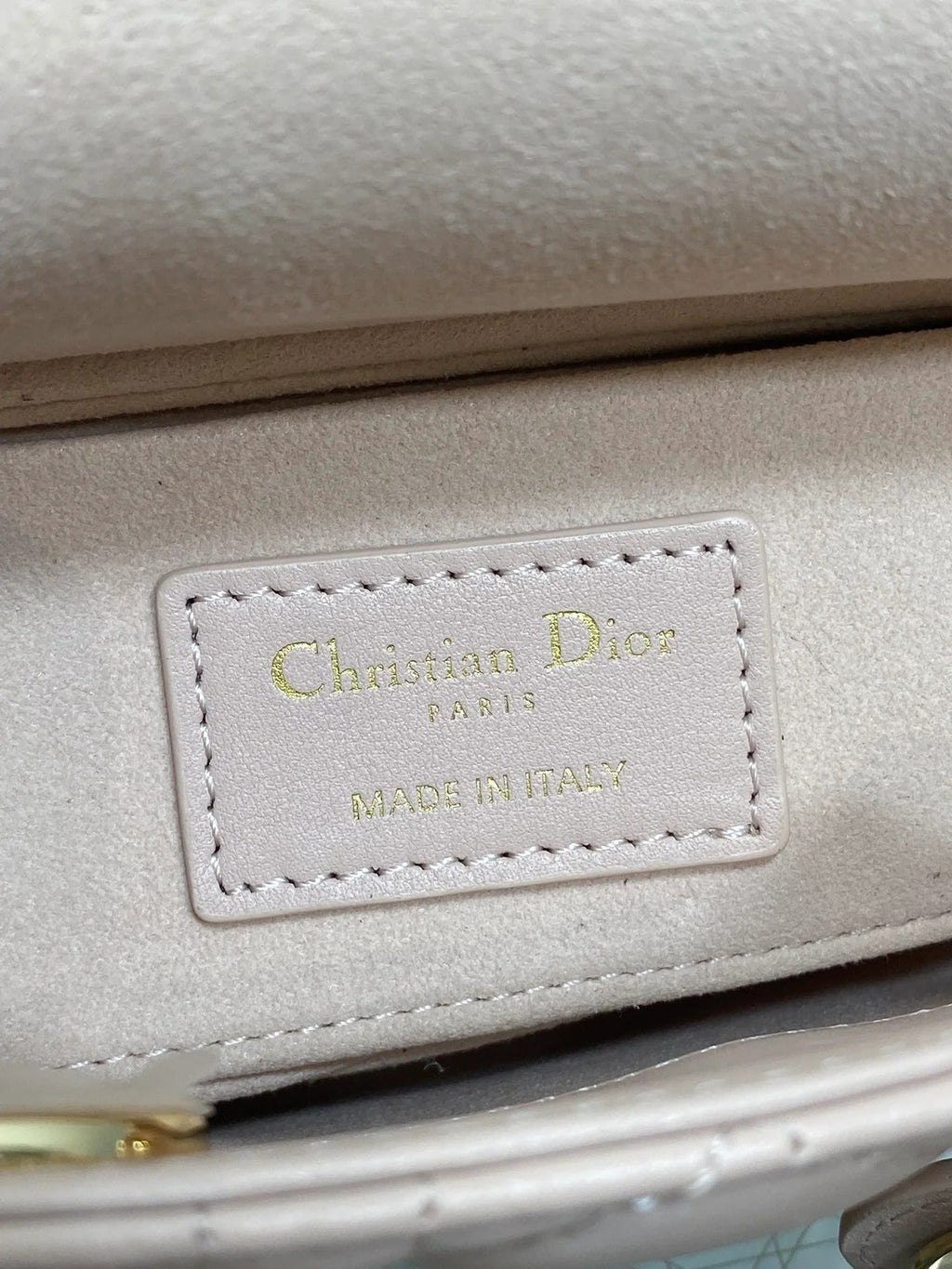 Dior 2026 Micro Lady D-Joy Bag 19cm Powder Pink Cannage Lambskin