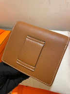 HM RoulisSlim Wallet 12.7 Brown Calfskin Ghw