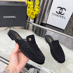 CC 26 Mule Black Suede Calfskin 3608718