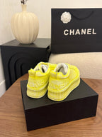 CC 26s Casual Sneaker Yellow Leather 183618