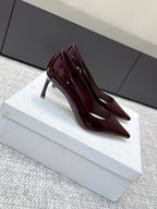 CD 26s High Heels Pump 85 Dark Burgundy Patent Leather 661473