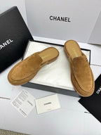 CC 26s Double C Mule Caramel Brown Suede 645303