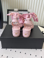 CC 26s Sandals 55 Pink Sheepskin 650078