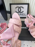 CC 26s Sandals 55 Pink Sheepskin 650078