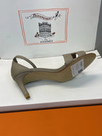 HM 26ss High Heel Sandals 70 Taupe Cowhide 607122