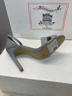 HM 26ss High Heel Sandals 105 Light Gray Cowhide 607126