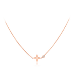 BLOSSOM PENDANT PINK GOLD AND DIAMOND