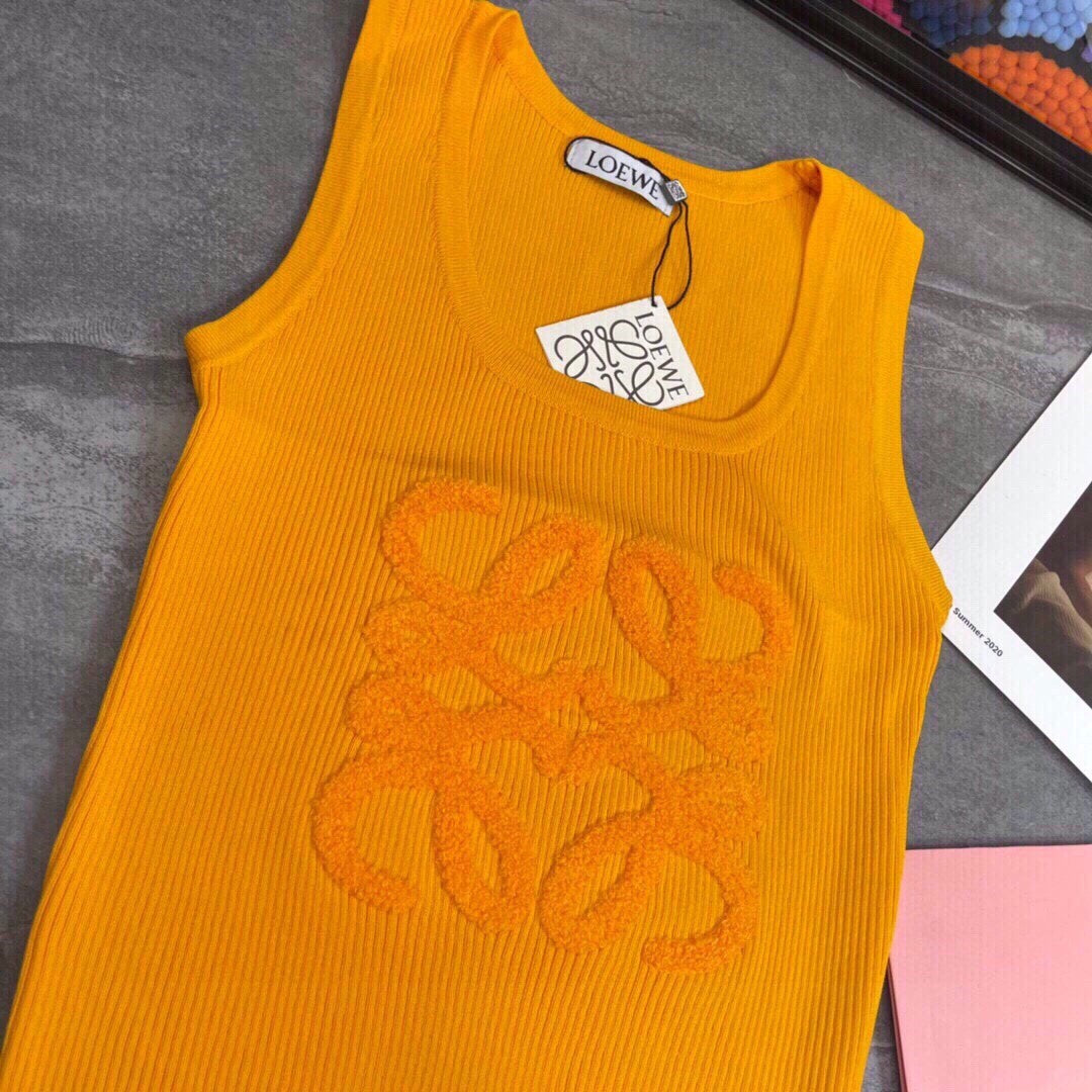 Loew Simple 3D Anagram printed Tank Top
